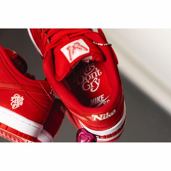 ナイキ スニーカー コピー ×GDC  SB Dunk Low Very Girls Dont Cry RED SS 19 BQ6832600